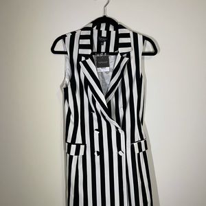 Top Shop Blazer Striped Vest